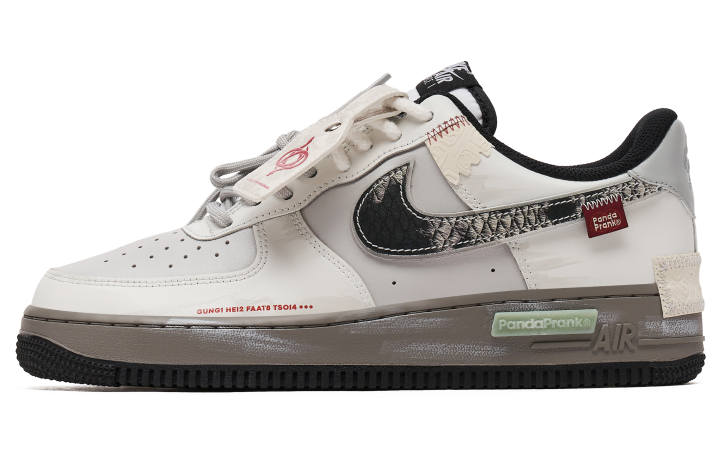Nike Nike Air Force 1 Abrasion Resistant Lightweight Wear resistant And Lightweight Low top Skateboard Shoes Men's Brown