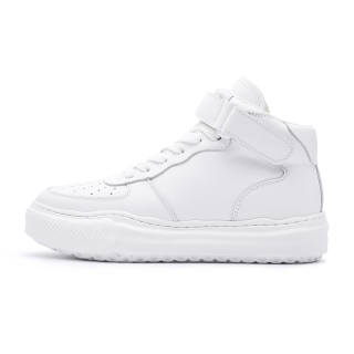 FINEPLAN Mid top Skateboard Shoes Unisex White