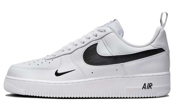 Nike Nike Air Force 1 07 LV8 Reflective Swoosh - White Black