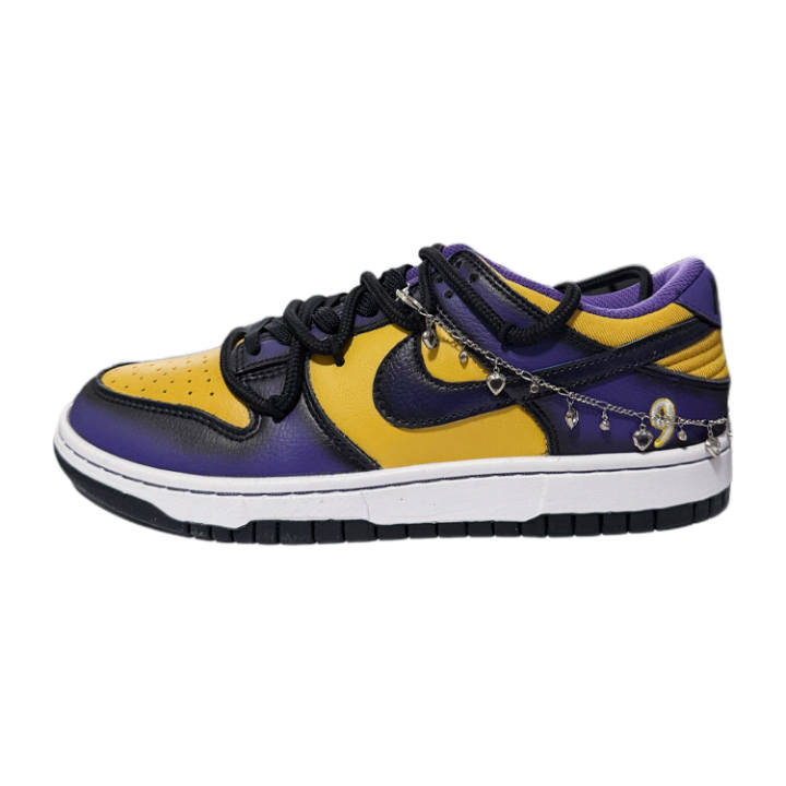 Nike Nike Dunk Lisa Leslie Mamba Low top Skateboard Shoes Unisex Black Purple Yellow