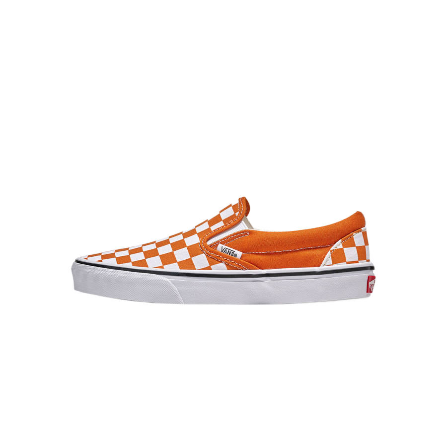 Vans CLASSIC SLIP on Low top Skateboard Shoes Unisex Orange