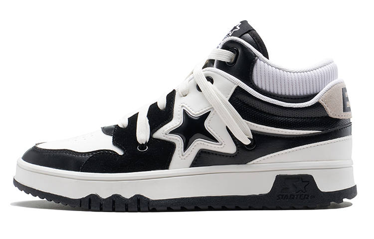 STARTER EP Collection Classic And Versatile Waterproof Cushioning High top Skateboard Shoes Men's Black White