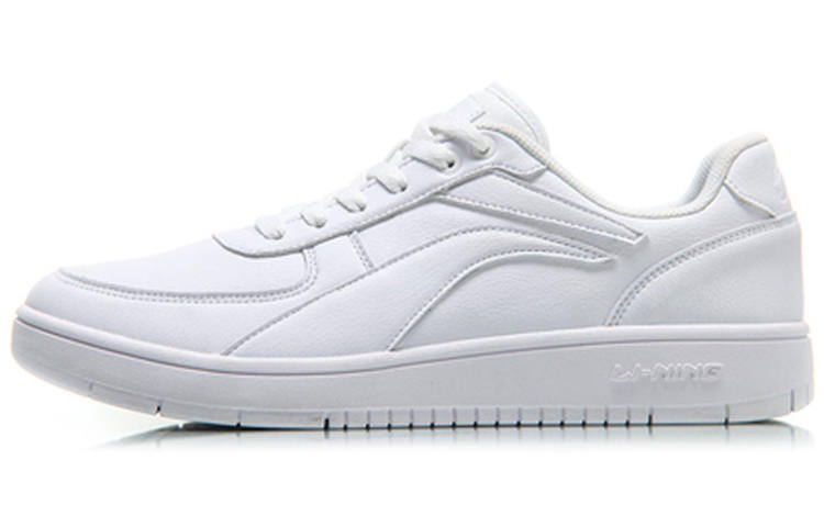 Li-Ning Li Ning Slip Resistant Abrasion Resistant Slip Resistant Abrasion Resistant Low top Skateboard Shoes Men's White