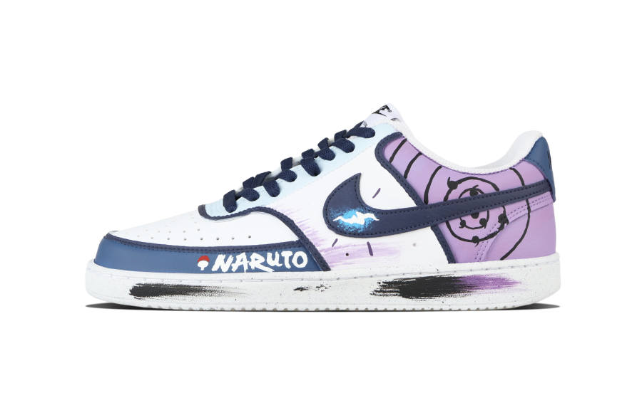Nike Nike Court Vision 1 Sasuke Abrasion Resistant Abrasion Resistant Low top Skateboard Shoes Unisex Purple
