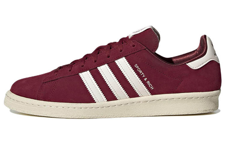 Adidas Originals Campus Sporty & Rich x Campus Adidas Originals 80s 'Collegiate Burgundy'