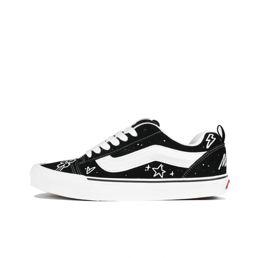 Vans Vans Knu Skool Coverage Balance Coverage Balance Low top Skateboard Shoes Unisex Black White