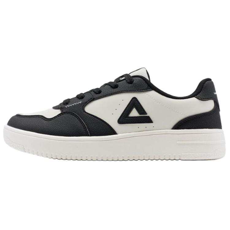 PEAK Classic Heritage Low top Skateboard Shoes Men's Black White