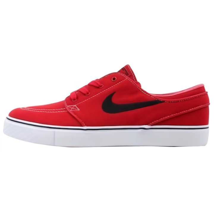 Nike Nike SB Stefan Janoski Zoom Canvas Cushioning, Wear Resistant Low top Skateboard Shoes Unisex Red Black