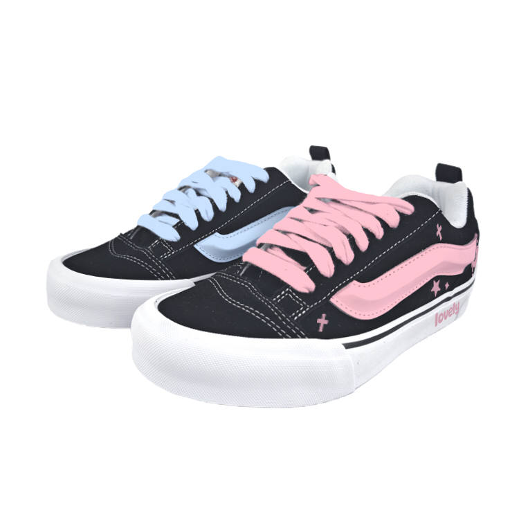 Vans Knu Skool Abrasion Resistant Abrasion Resistant Low top Skateboard Shoes Unisex Black