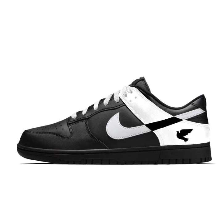 Nike Nike Dunk Low top Skateboard Shoes Men's Black White