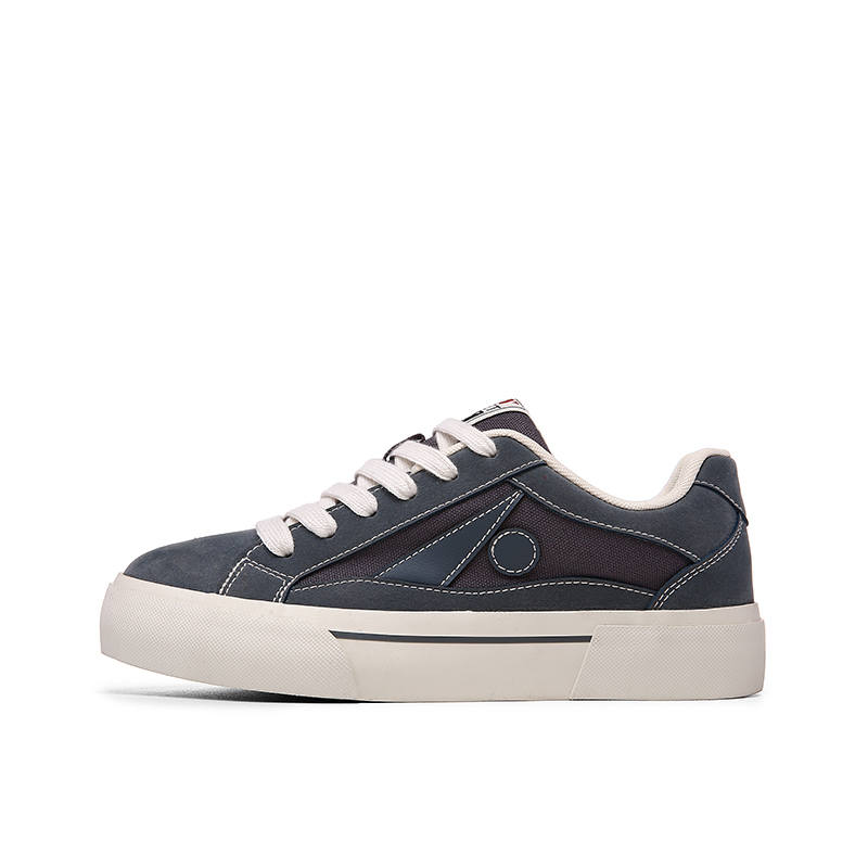 Z6Y Wear resistant And Lightweight Low top Skateboard Shoes Men's Gray