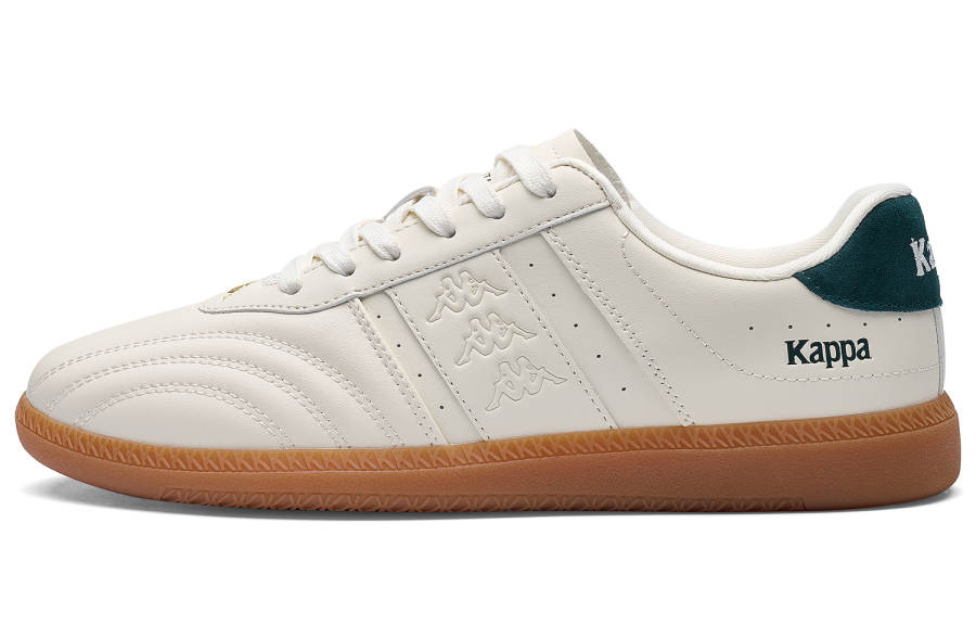 Kappa Back to Back Low top Skateboard Shoes Unisex Classic White