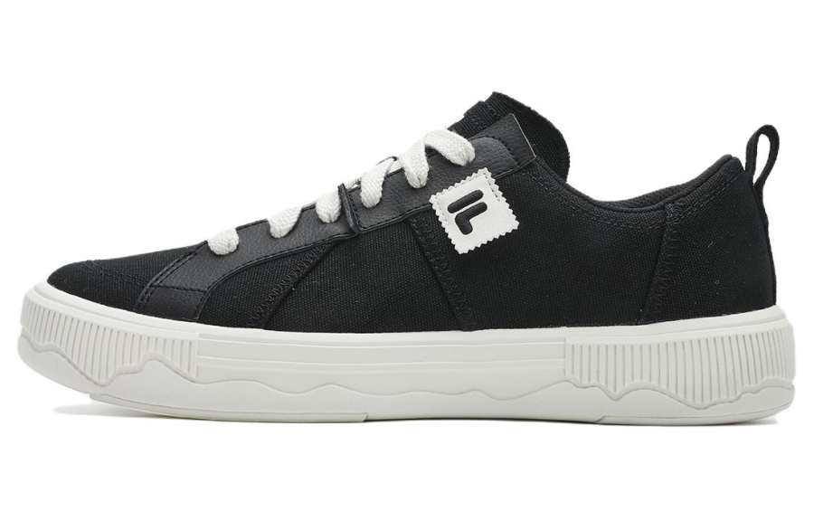 FILA FUSION POP 3 Abrasion Resistant Low top Skateboard Shoes Men's Black