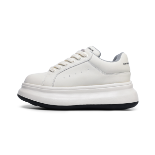GANGMENG Low top Skateboard Shoes Unisex White