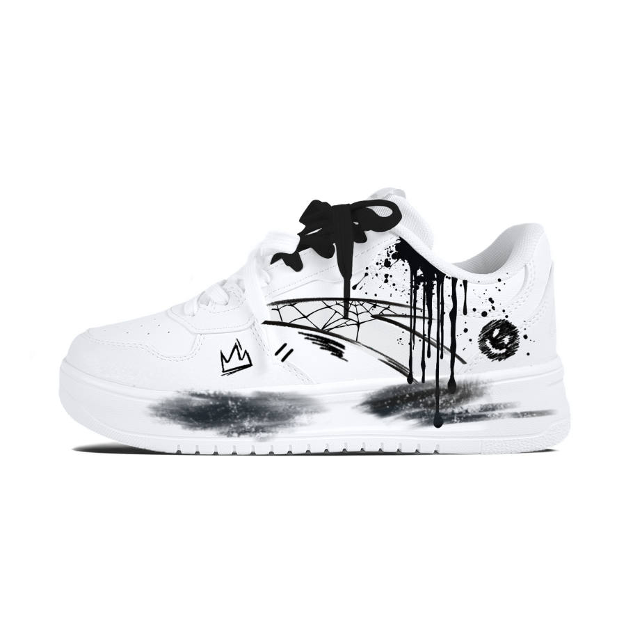 Anta Easy Synthetic Leather Slip Resistant Abrasion Resistant Low top Skateboard Shoes Unisex