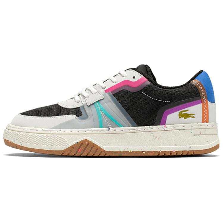 LACOSTE Low top Skateboard Shoes Women's Black White