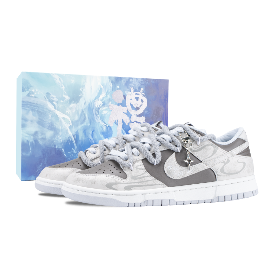 Nike Nike Dunk Gray Spirit Bond Abrasion Resistant Low top Skateboard Shoes Unisex Gray Brown