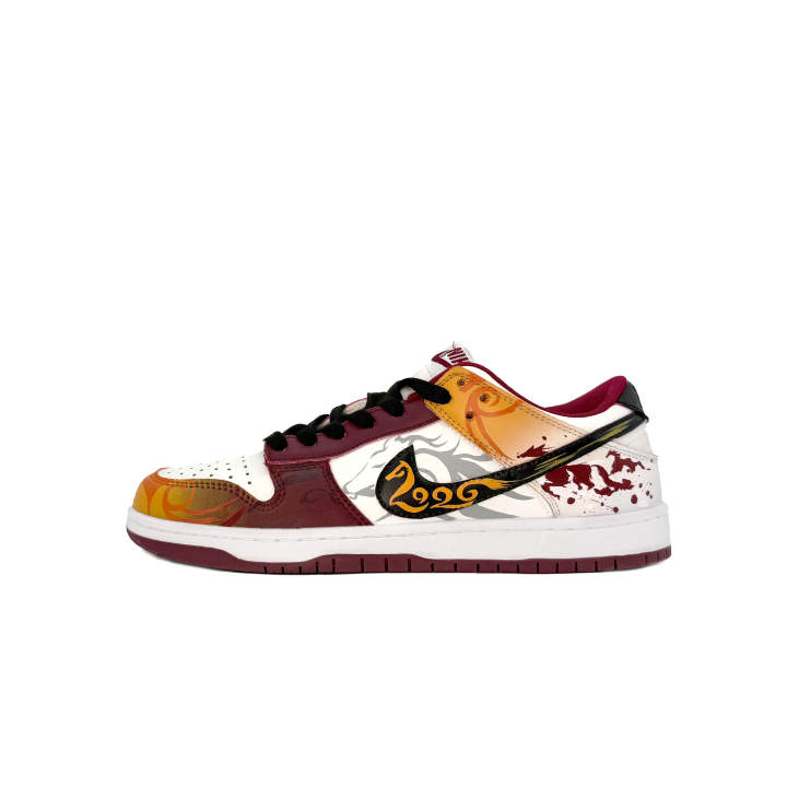 Nike Nike Dunk REDTRO Low top Skateboard Shoes Men's Red