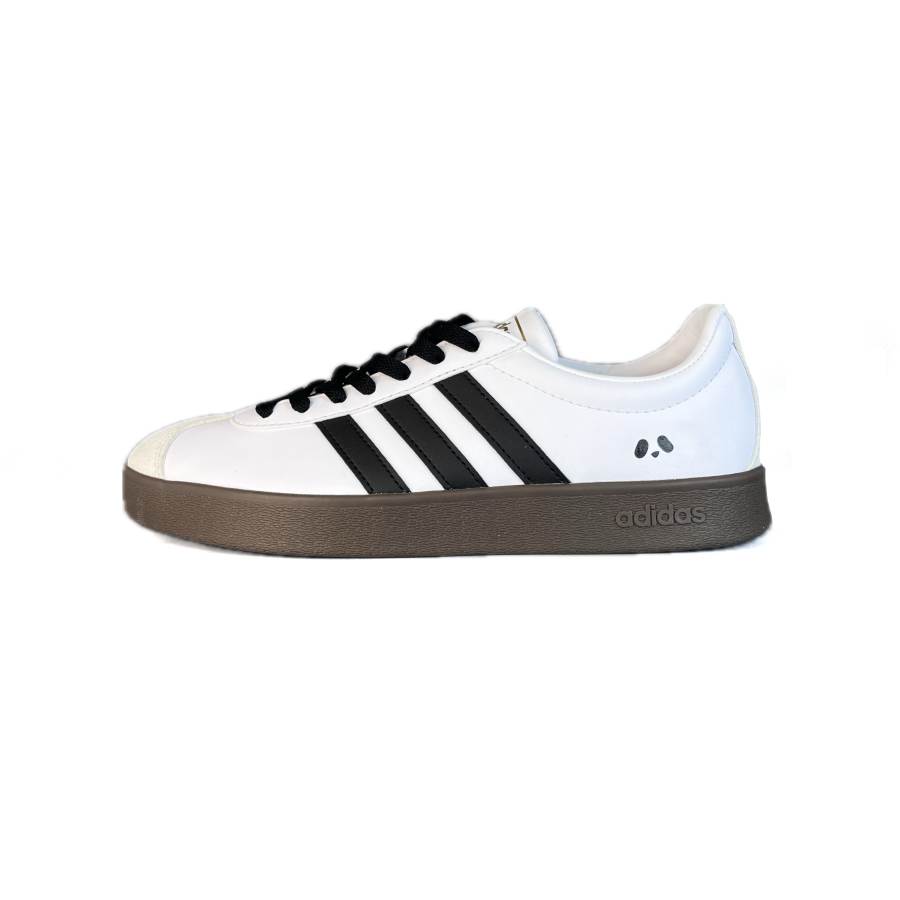 Adidas Neo VL Court 2.0 Slip Resistant Abrasion Resistant Low top Skateboard Shoes Unisex Black White