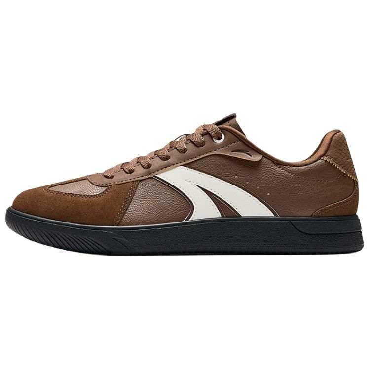 Anta Abrasion Resistant Coverage Abrasion Resistant Coverage Low top Skateboard Shoes Men's Brown White