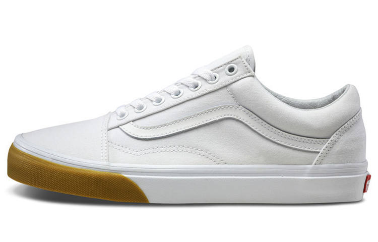 Vans Old Skool Low top Skateboard Shoes Unisex Pearl White