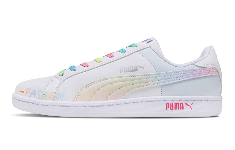 PUMA Smash Moon's Starry Sky, Toe Art Painting Synthetic Leather Low top Skateboard Shoes Unisex Multicolor