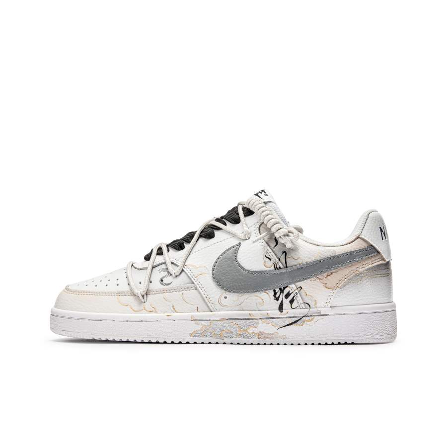 Nike Nike Court Vision 1 Auspicious Clouds Bestowing Blessings Abrasion Resistant Low top Skateboard Shoes Men's