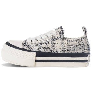 Ollieskate Slip Resistant Abrasion Resistant Low top Skateboard Shoes Unisex Black White