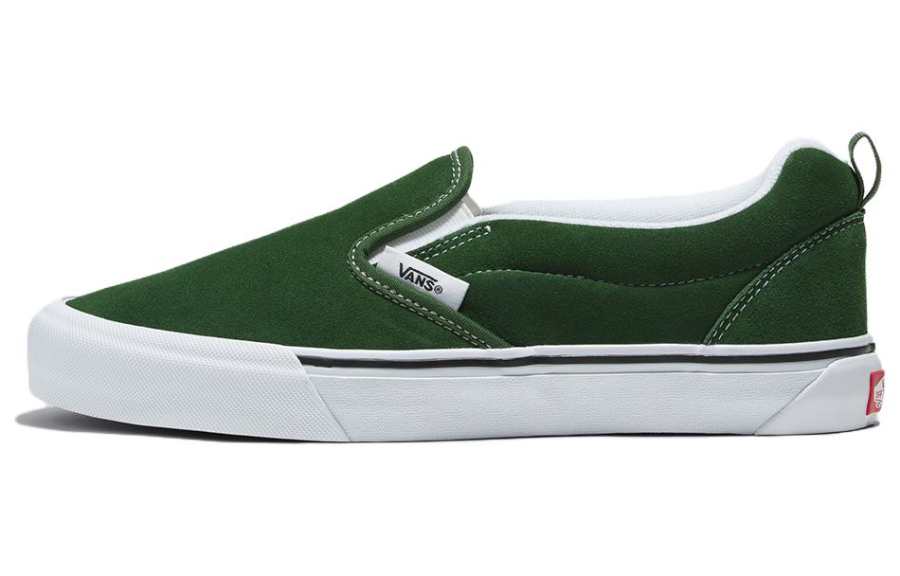 Vans Knu Slip Abrasion Resistant Low top Skateboard Shoes Unisex Green White