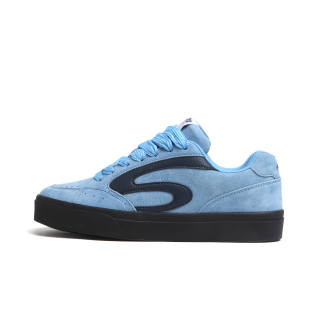 SINPERCO Wear resistant And Lightweight Low top Skateboard Shoes Women's Blueberry