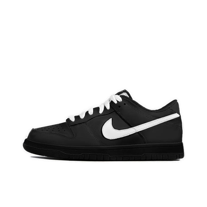 Nike Nike Dunk Cushioning Abrasion Resistant Lightweight Low top Skateboard Shoes Unisex Black