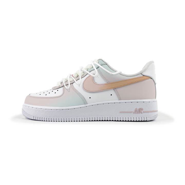 Nike Nike Air Force 1 Coverage Thermal Coverage Low top Skateboard Shoes Women's Blue Pink Orange