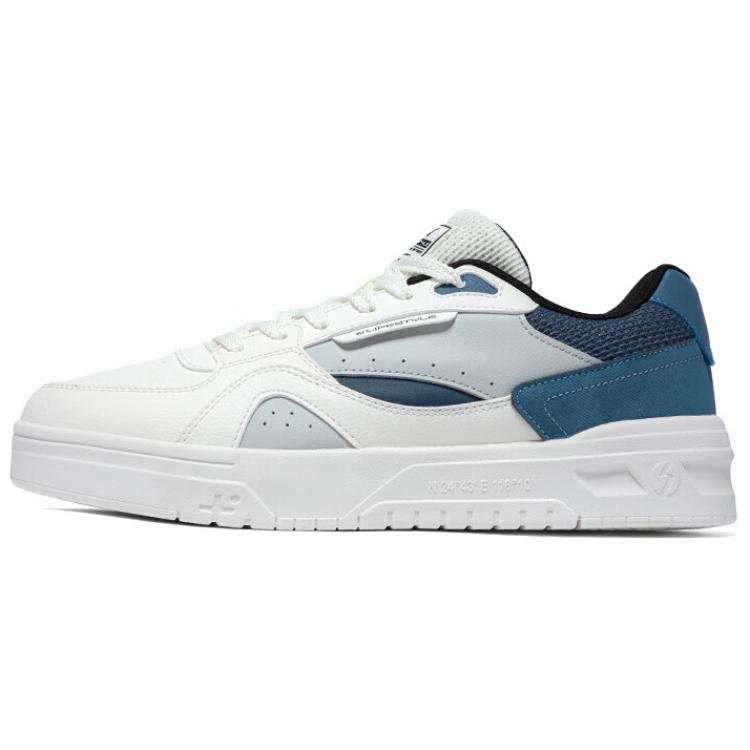 361° Abrasion Resistant Support Low top Skateboard Shoes Men's White Blue