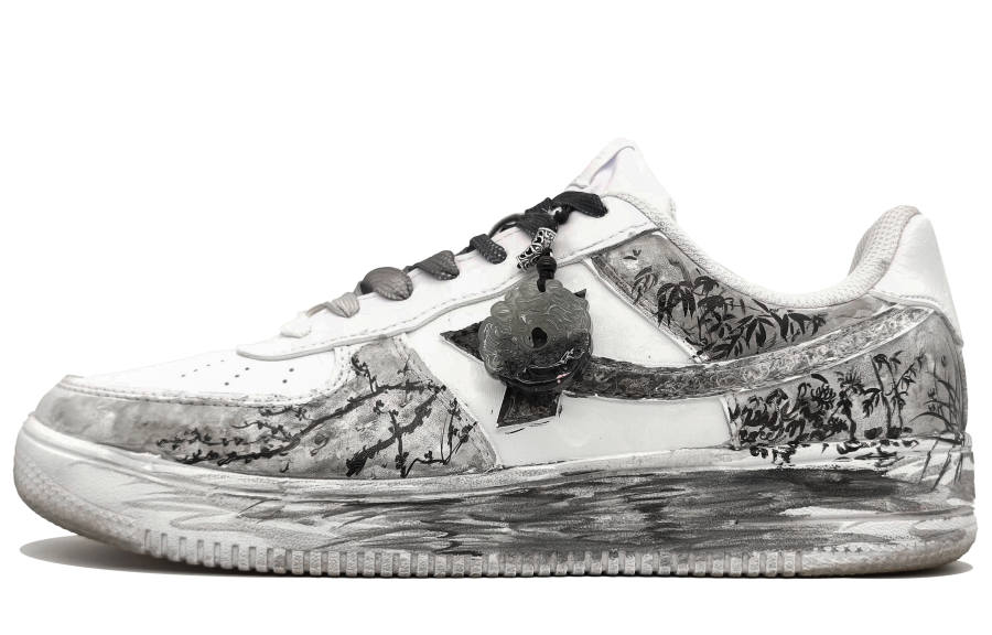 XTEP Air Force 1 Synthetic Leather Slip Resistant Abrasion Resistant Slip Resistant Abrasion Resistant Low top
