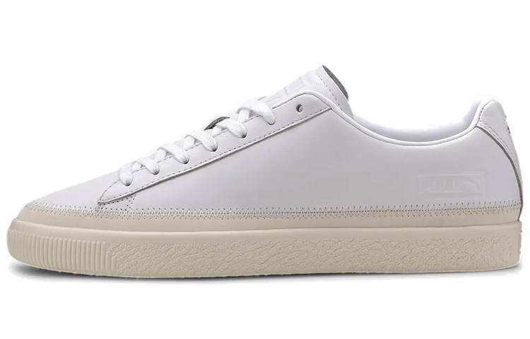 PUMA Basket Trim Prm Retro Low Tops Casual Skateboarding Shoes Unisex White