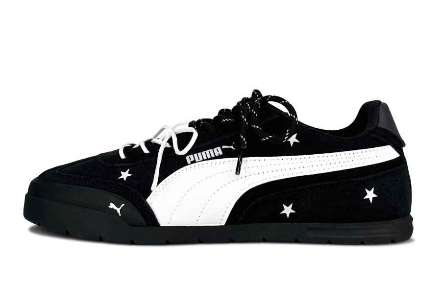 PUMA Super Turino Softfoam Star Cushioning Lightweight Low top Skateboard Shoes Unisex Dark Night White