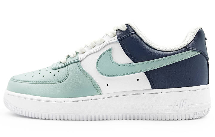 Nike Nike Air Force 1 Abrasion Resistant Low top Skateboard Shoes Men's White Green
