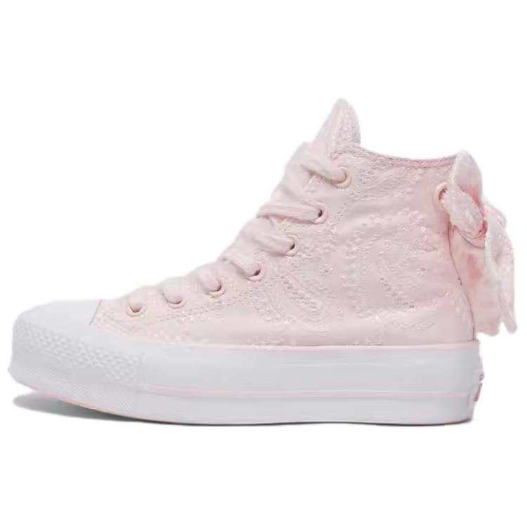 Converse All Star Lift Soft And Comfortable Slip Resistant Abrasion Resistant High top Skateboard Shoes Women's Pink