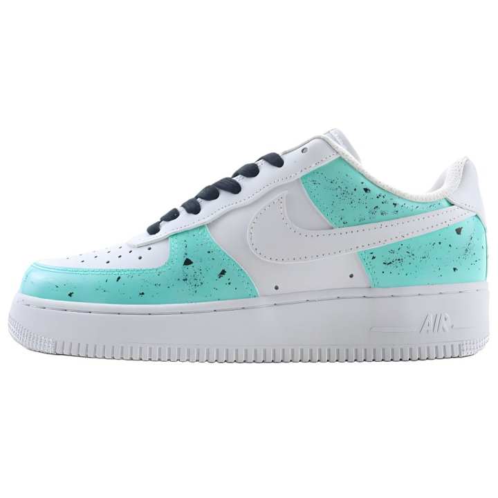 Nike Nike Air Force 1 Slip Resistant Slip Resistant Low top Skateboard Shoes Unisex White Green