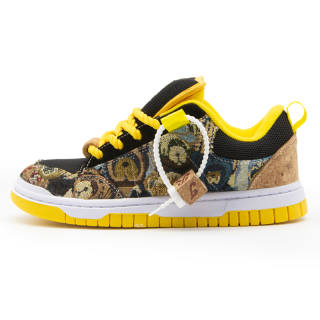 SUPSTORM Skateboard Shoes Unisex Low Top Black/Yellow