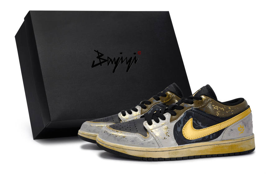 Jordan Jordan Air Jordan 1 Low 811 Manufacturing, Ten Mile Long Song, Special Shoe Box Low top Skateboard Shoes Unisex