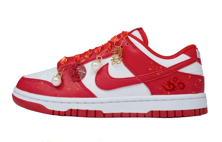Nike Nike Dunk Flying Phoenix Abrasion Resistant Low top Skateboard Shoes Unisex