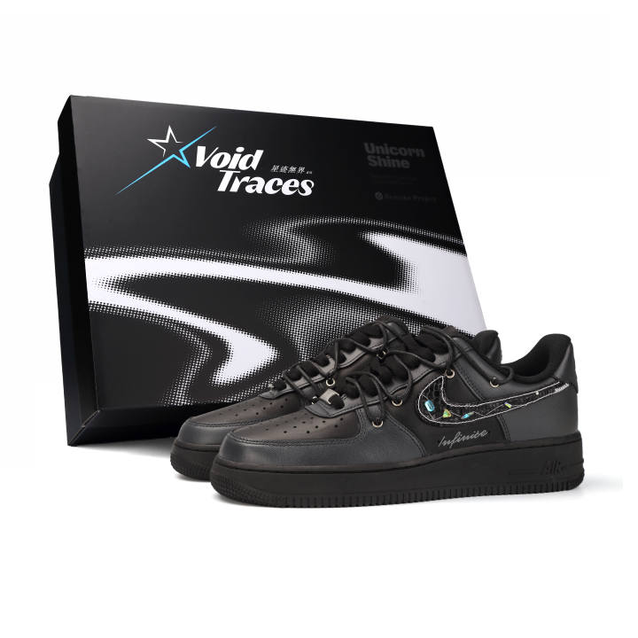Nike Nike Air Force 1 Extreme Night Starlight Abrasion Resistant Abrasion Resistant Low top Skateboard Shoes Unisex Black