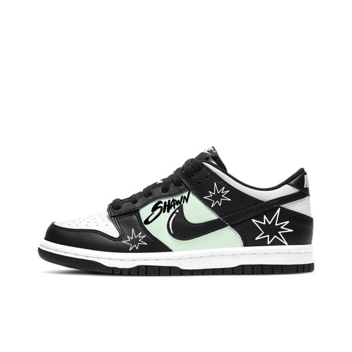 Nike Nike Dunk SB Teal Dome, Classic Fashion Leather Comfortable Abrasion Resistant Low top Skateboard Shoes Unisex