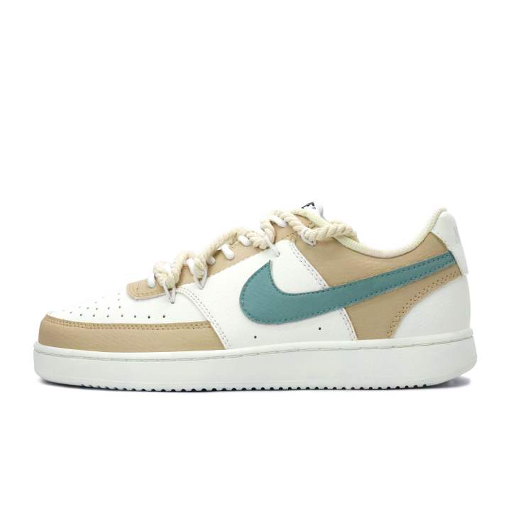 Nike Nike Court Vision 1 Lightweight Low top Skateboard Shoes Men's Brown White Green