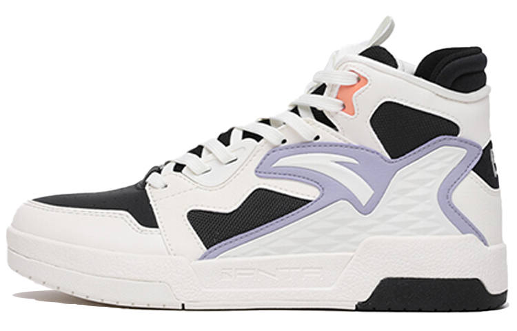Anta Textile, Synthetic Leather Abrasion Resistant Support Abrasion Resistant Support High top Skateboard Shoes Women's