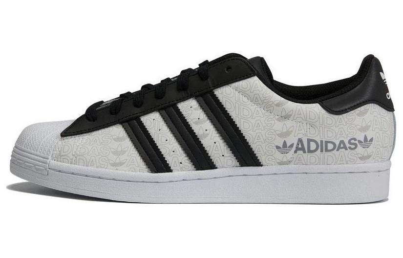 Adidas Originals Adidas Superstar 'Reflective Allover Logo - White Black'
