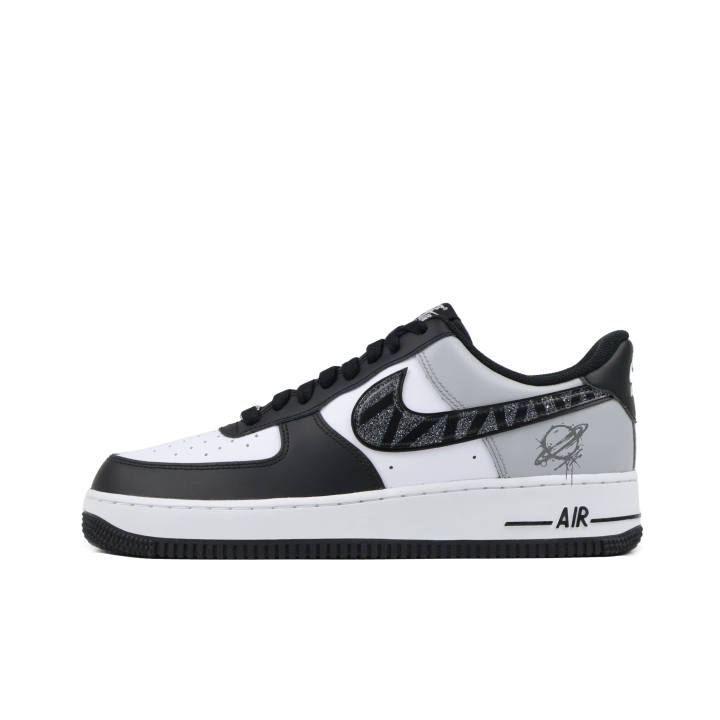 Nike Nike Air Force 1 Abrasion Resistant Low top Skateboard Shoes Unisex Black Gray