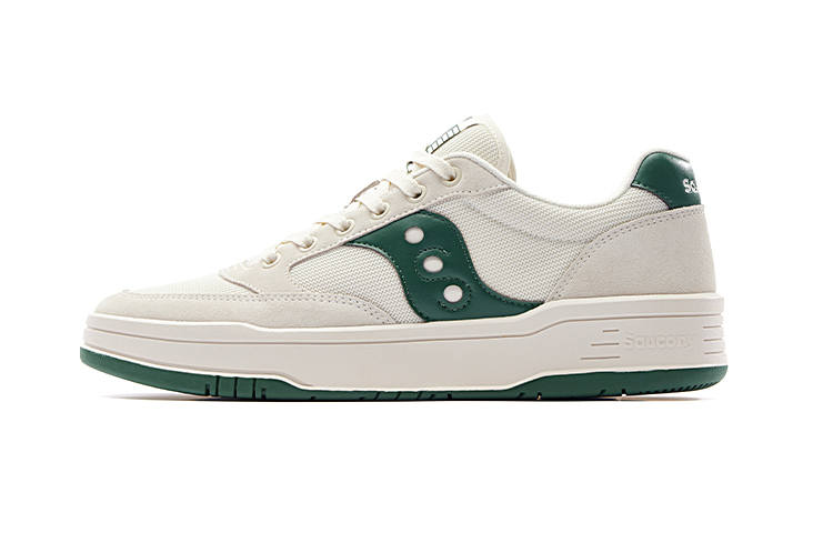 Saucony Cross 90 Slip Resistant, Abrasion Resistant, Lightweight Low top Casual Shoes Unisex Beige Green