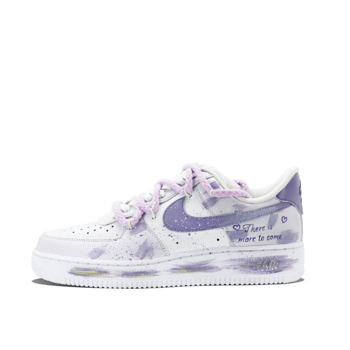 Nike Nike Air Force 1 Skateboard Shoes Men's Low Top Purple